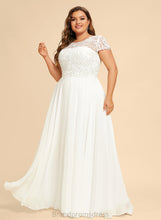 Load image into Gallery viewer, Prom Dresses Floor-Length Scoop Chiffon Lace Paityn A-Line