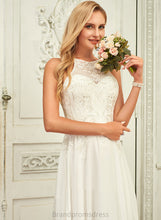 Load image into Gallery viewer, Floor-Length A-Line Dress Rory Lace Chiffon Wedding Dresses Scoop Wedding