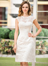 Load image into Gallery viewer, Lace Jaylynn Wedding Dresses A-Line Satin Knee-Length Wedding Dress