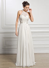 Load image into Gallery viewer, Floor-Length Beading Lace Taniyah Wedding Dresses Dress Sequins With A-Line Chiffon Wedding