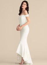 Load image into Gallery viewer, Off-the-Shoulder Dress Olga Asymmetrical With Ruffles Cascading Trumpet/Mermaid Wedding Wedding Dresses