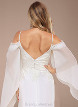 Load image into Gallery viewer, Chiffon Train Lace Wedding Dresses Dress Trumpet/Mermaid Brooklyn Wedding Sweep Shoulder Cold