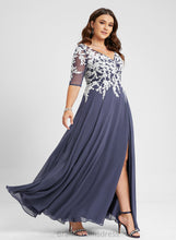 Load image into Gallery viewer, Prom Dresses A-Line Floor-Length Chiffon V-neck Dakota Lace