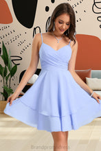 Load image into Gallery viewer, Willow A-line V-Neck Short/Mini Chiffon Homecoming Dress XXCP0020470