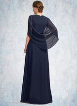 Load image into Gallery viewer, Sydney A-line V-Neck Floor-Length Chiffon Mother of the Bride Dress With Pleated XXC126P0021734