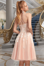 Load image into Gallery viewer, Hedwig A-line Square Knee-Length Tulle Homecoming Dress With Beading XXCP0020543