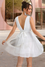 Load image into Gallery viewer, Nancy A-line V-Neck Short/Mini Chiffon Homecoming Dress XXCP0020475