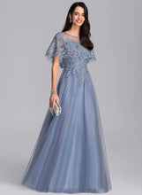 Load image into Gallery viewer, Wedding Scoop Floor-Length Wedding Dresses Dress Tulle A-Line Tess