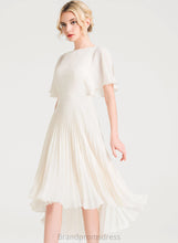 Load image into Gallery viewer, Dress Wedding Wedding Dresses Scoop Chiffon Pleated With Asymmetrical Kyra A-Line