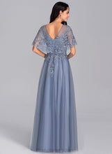 Load image into Gallery viewer, Wedding Scoop Floor-Length Wedding Dresses Dress Tulle A-Line Tess