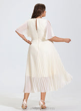 Load image into Gallery viewer, Dress Wedding Wedding Dresses Scoop Chiffon Pleated With Asymmetrical Kyra A-Line